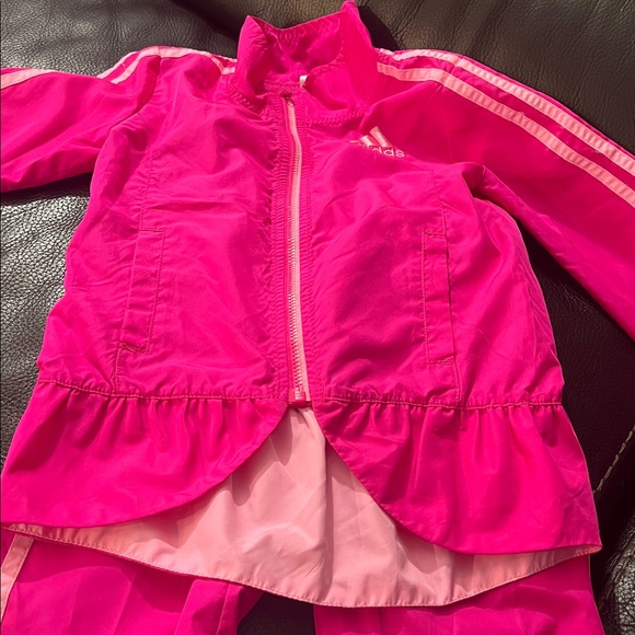 Adidas Kids' Pink Tracksuit - Picture 4 of 6